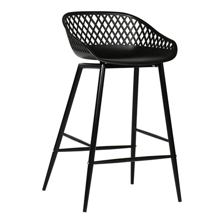 Piazza Black Outdoor Counter Stool (Set of 2) by MOES at Eve Furniture