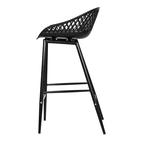 Piazza Black Outdoor Counter Stool (Set of 2) by MOES at Eve Furniture