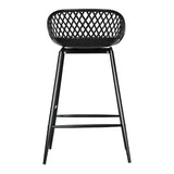 Piazza Black Outdoor Counter Stool (Set of 2) by MOES at Eve Furniture