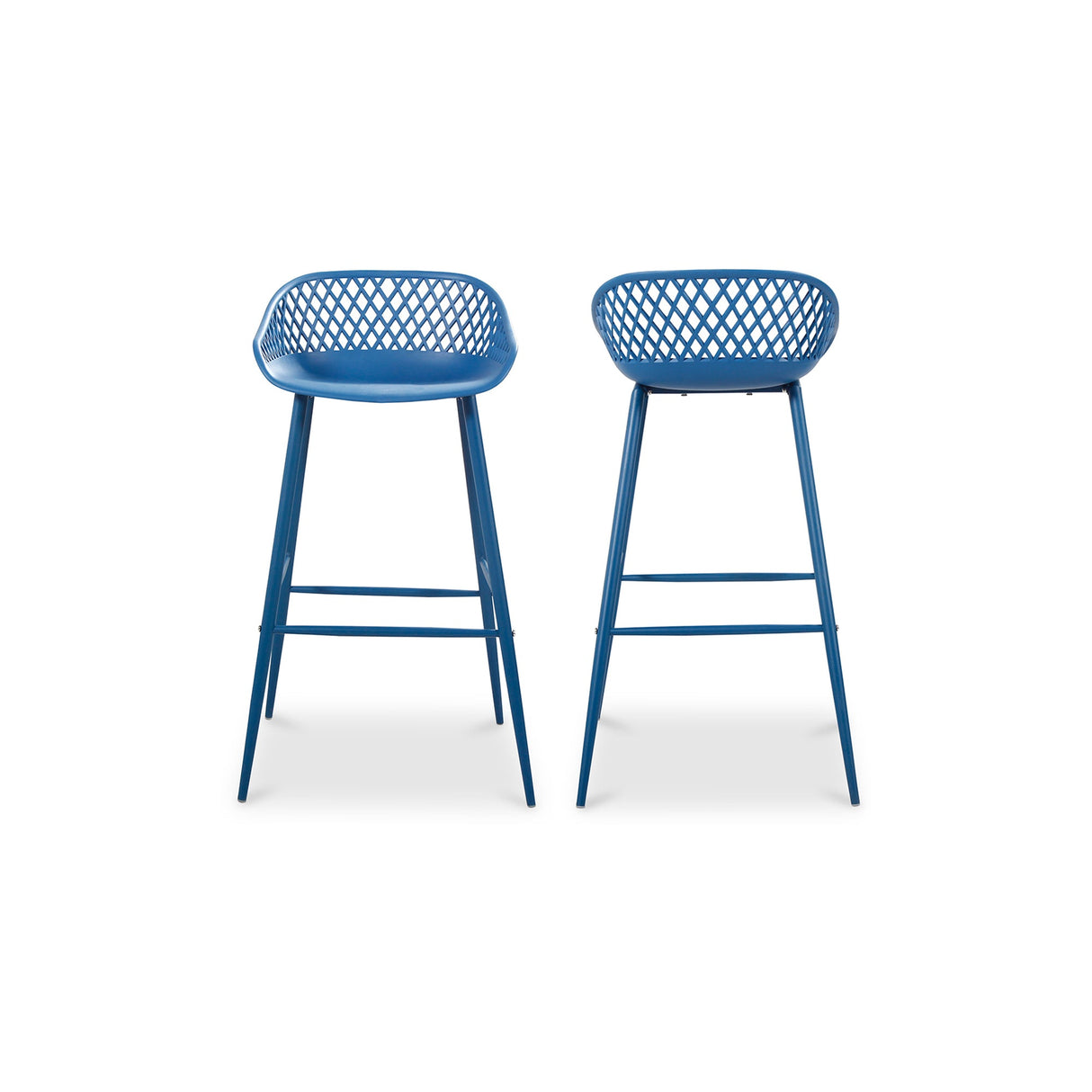 Piazza Blue Outdoor Barstool (Set of 2) by MOES at Eve Furniture