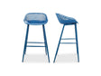Piazza Blue Outdoor Barstool (Set of 2)