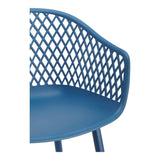 Piazza Blue Outdoor Chair (Set of 2) by Moe's Home at Eve Furniture