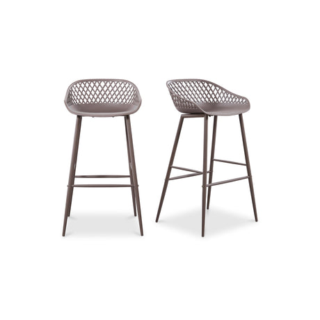 Piazza Grey Outdoor Barstool (Set of 2) by MOES at Eve Furniture