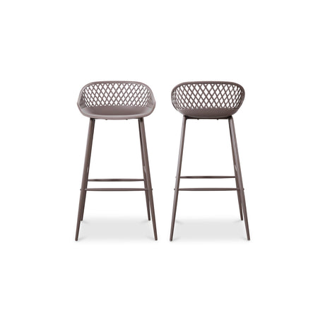 Piazza Grey Outdoor Barstool (Set of 2) by MOES at Eve Furniture