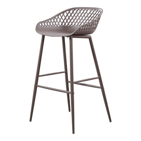Piazza Grey Outdoor Barstool (Set of 2) by MOES at Eve Furniture