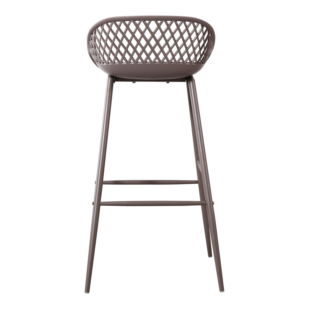 Piazza Grey Outdoor Barstool (Set of 2) by Moe's Home at Eve Furniture