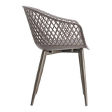 Piazza Grey Outdoor Chair (Set of 2) by Moe's Home at Eve Furniture
