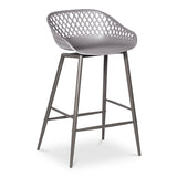 Piazza Grey Outdoor Counter Stool (Set of 2) by MOES at Eve Furniture