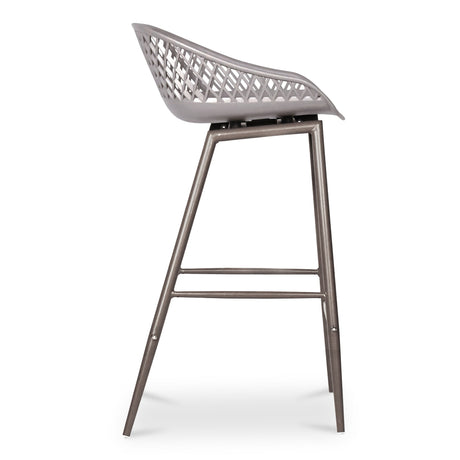 Piazza Grey Outdoor Counter Stool (Set of 2) by MOES at Eve Furniture