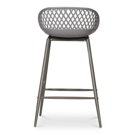 Piazza Grey Outdoor Counter Stool (Set of 2) by MOES at Eve Furniture