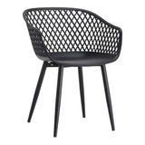 Piazza Outdoor Chair Black - Set of 2 by Moe's Home at Eve Furniture