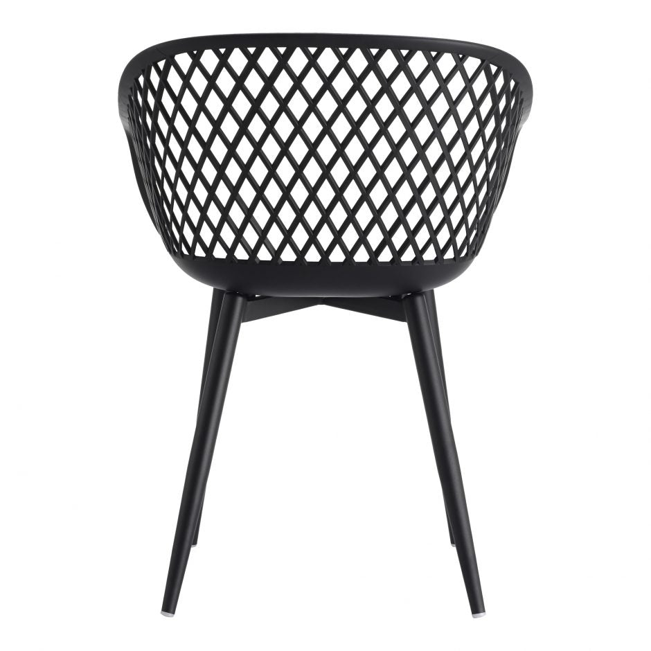 Piazza Outdoor Chair Black - Set of 2 by Moe's Home at Eve Furniture