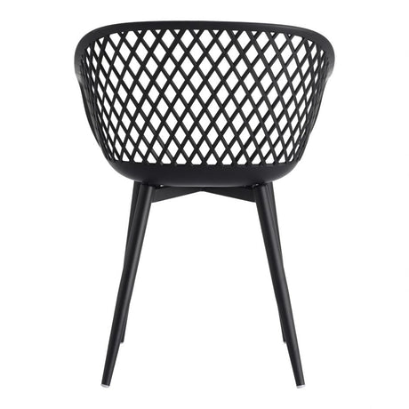 Piazza Outdoor Chair Black - Set of 2 by Moe's Home at Eve Furniture