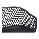 Piazza Outdoor Chair Black - Set of 2 by Moe's Home at Eve Furniture