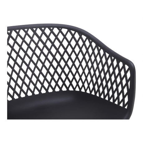 Piazza Outdoor Chair Black - Set of 2 by Moe's Home at Eve Furniture