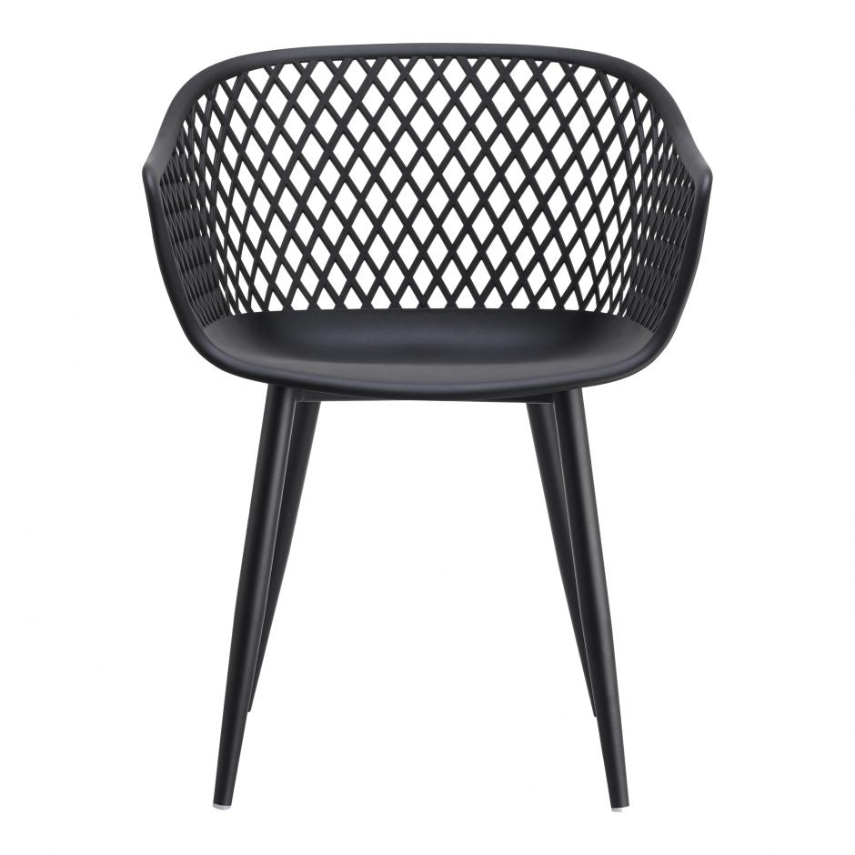 Piazza Outdoor Chair Black - Set of 2 by Moe's Home at Eve Furniture