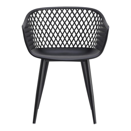 Piazza Outdoor Chair Black - Set of 2 by Moe's Home at Eve Furniture