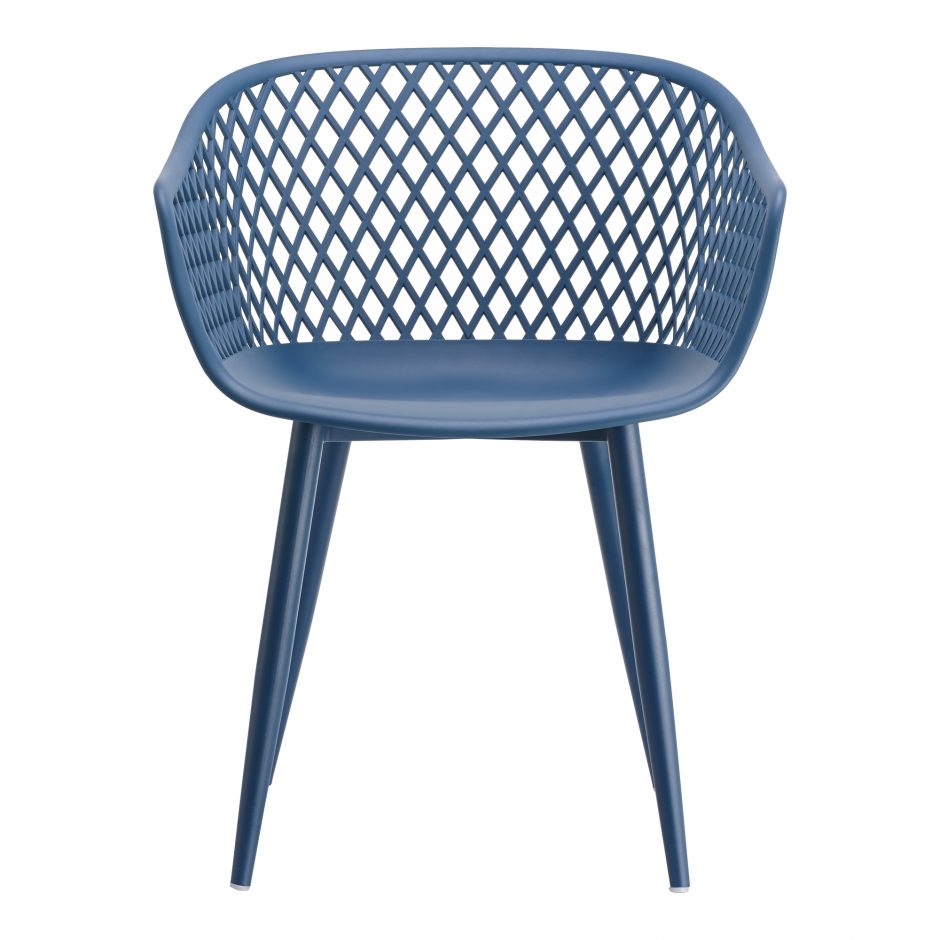 Piazza Outdoor Chair Blue - Set of 2 by Moe's Home at Eve Furniture