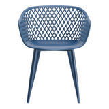 Piazza Outdoor Chair Blue - Set of 2 by Moe's Home at Eve Furniture