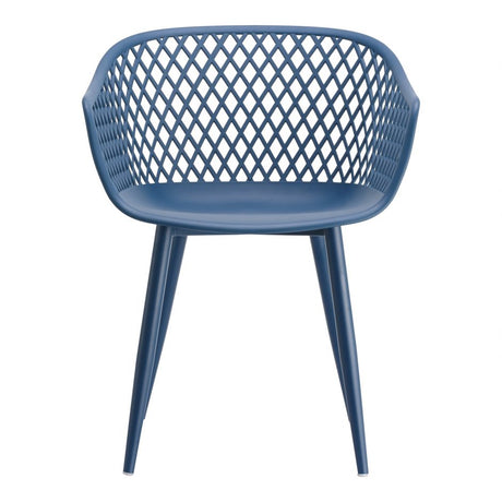 Piazza Outdoor Chair Blue - Set of 2 by Moe's Home at Eve Furniture