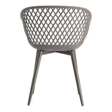 Piazza Outdoor Chair Grey - Set of 2 by Moe's Home at Eve Furniture
