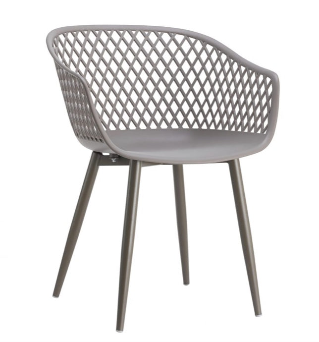 Piazza Outdoor Chair Grey - Set of 2 by Moe's Home at Eve Furniture