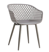 Piazza Outdoor Chair Grey - Set of 2 by Moe's Home at Eve Furniture