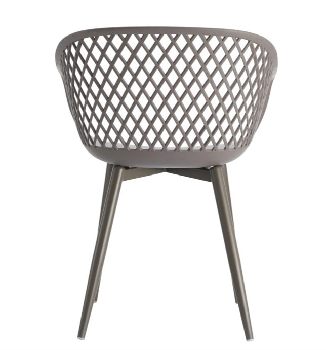 Piazza Outdoor Chair Grey - Set of 2 by Moe's Home at Eve Furniture