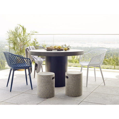 Piazza Outdoor Chair Grey - Set of 2 by Moe's Home at Eve Furniture