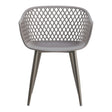 Piazza Outdoor Chair Grey - Set of 2 by Moe's Home at Eve Furniture