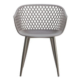 Piazza Outdoor Chair Grey - Set of 2 by Moe's Home at Eve Furniture