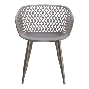 Piazza Outdoor Chair Grey - Set of 2 by Moe's Home at Eve Furniture