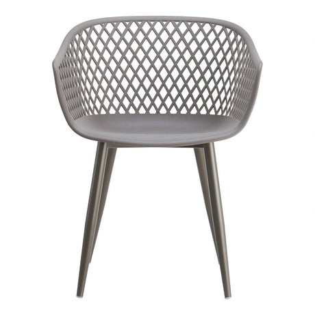 Piazza Outdoor Chair Grey - Set of 2 by Moe's Home at Eve Furniture