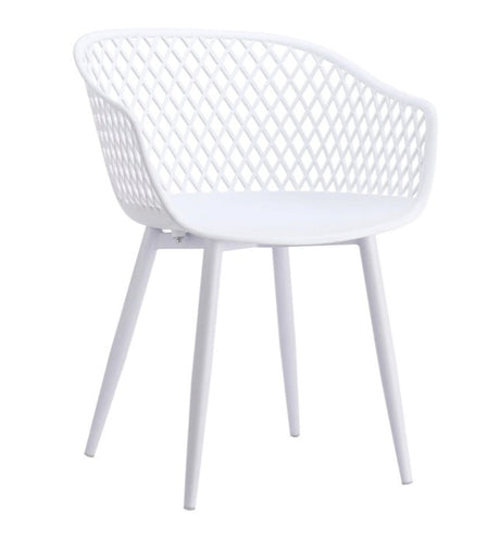 Piazza Outdoor Chair White - Set of 2 by Moe's Home at Eve Furniture