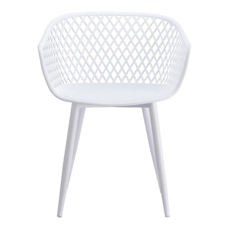 Piazza Outdoor Chair White - Set of 2 by Moe's Home at Eve Furniture