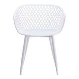 Piazza White Outdoor Chair (Set of 2) by Moe's Home at Eve Furniture
