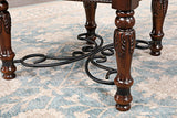 Picardy Brown Cherry 7 Pc Dining Table Set by Furniture of America at Eve Furniture