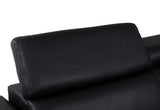 Picasso Black 7-Piece 3 Power Reclining Sectional by New Era Innovations at Eve Furniture