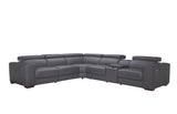 Picasso II Dark Grey 6-Piece 2 Power Reclining Sectional by New Era Innovations at Eve Furniture