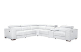 Picasso II White 6-Piece 2 Power Reclining Sectional by New Era Innovations at Eve Furniture
