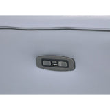 Picasso Light Blue 7-Piece 3-Power Reclining Sectional by New Era Innovations at Eve Furniture