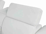 Picasso White 6 Piece 2 Power Sectional Sectional by New Era Innovations at Eve Furniture