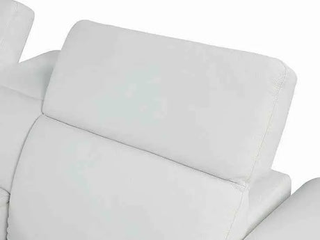 Picasso White 6 Piece 2 Power Sectional Sectional by New Era Innovations at Eve Furniture
