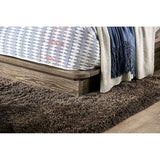 Pickstown Light Walnut Cal.King Bed by Furniture of America at Eve Furniture