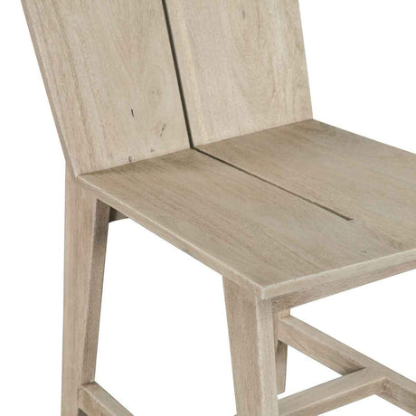 Piedmont 18" Dining Chair in Matte Driftwood, Set of 2 by Home Trends & Design at Eve Furniture