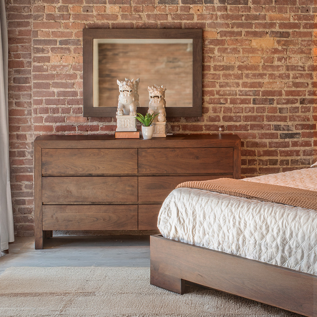 Piedmont 42" Mirror in Coffee Bean
