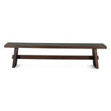 Piedmont 79" Bench in Coffee Bean by Home Trends & Design at Eve Furniture