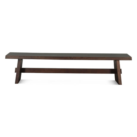 Piedmont 79" Bench in Coffee Bean by Home Trends & Design at Eve Furniture
