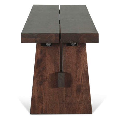Piedmont 79" Bench in Coffee Bean by Home Trends & Design at Eve Furniture