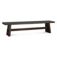 Piedmont 79" Bench in Coffee Bean by Home Trends & Design at Eve Furniture